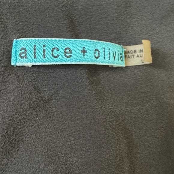 Alice + Olivia Black Top- Size Large - Picture 6 of 7